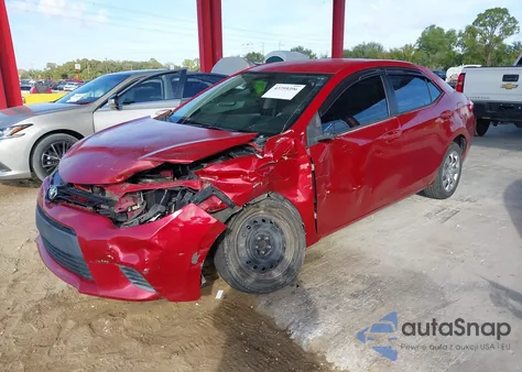 2014 Toyota Corolla Le z USA, uszkodzony, nr VIN 2T1BURHE2EC060117